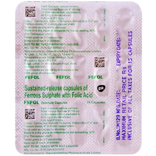 fefol spans capsule 15's